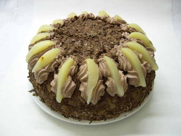 Schokoladen-Birne-Torte